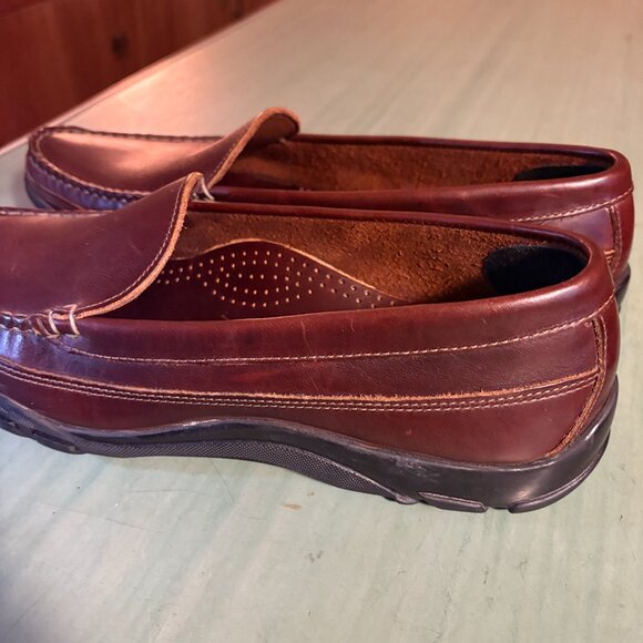 Mens Allen Edmonds Brown Boulder Loafers Size 11 B - Picture 7 of 11